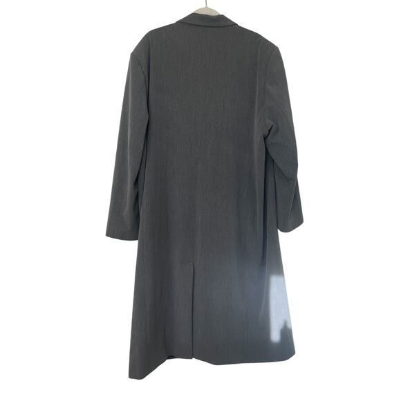 DJERF AVENUE Forever Long Blazer Coat in Grey Size XXL - Picture 9 of 16